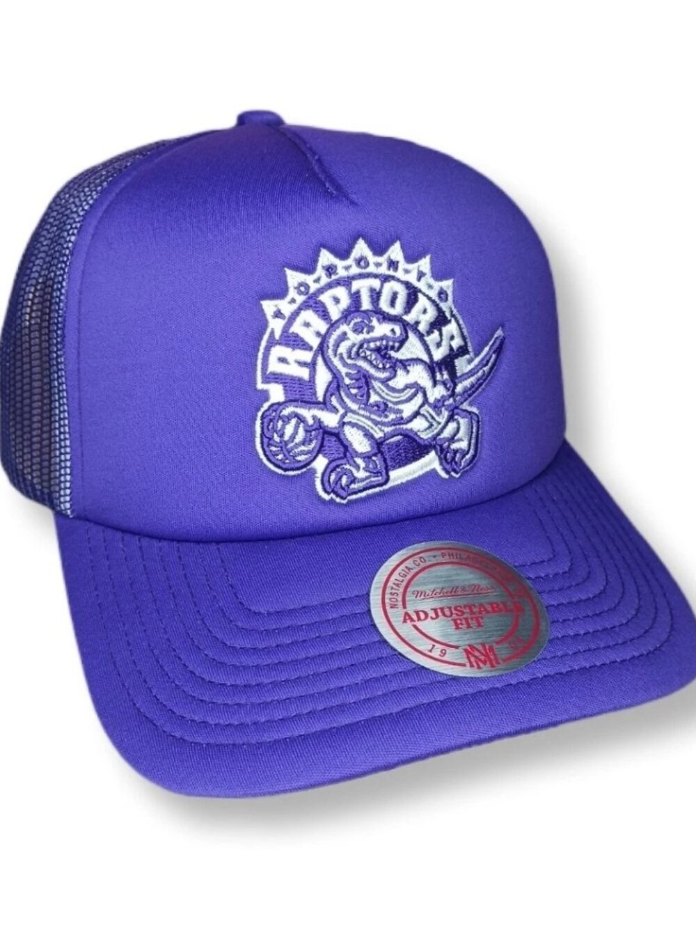 Mitchell & Ness Toronto Raptors Mens Hat Cap Purple Snapback Adjustable Fit